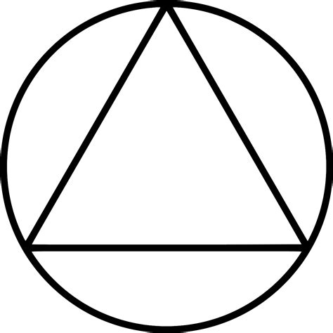 Svg Geometrie Dreieck Kreis Symbol Kostenloses Svg Bi