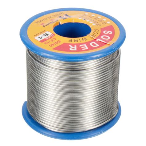 500g 15mm Flux 20 Solder Wire Lead 6040 Hq Flux Multicolored Roll