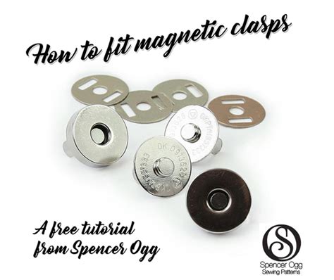 Free Sewing Tutorial Attaching Magnetic Clasps • I Sew Free Crochet