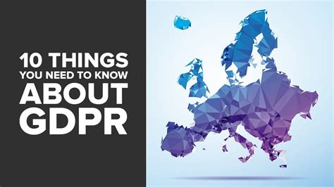 Things You Need To Know About GDPR YouTube