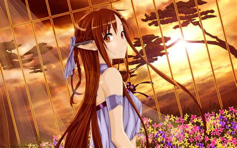 Wallpaper Anime Girls Sword Art Online Yuuki Asuna Artwork