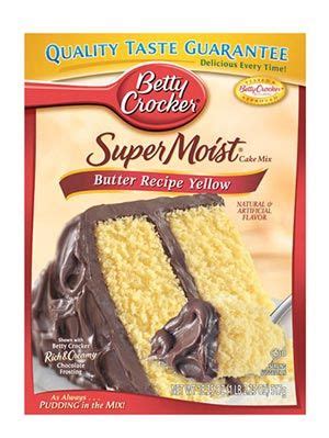 First, it calls for my homemade copycat betty crocker yellow cake mix recipe. Betty Crocker SuperMoist Butter Recipe Yellow Cake Mix Review