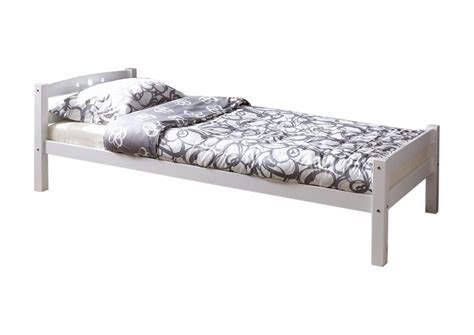 Preise vergleichen und bequem online bestellen! Tagesbett-Bett SALIN Buche Massiv Weiss Lackiert 90x200 cm ...