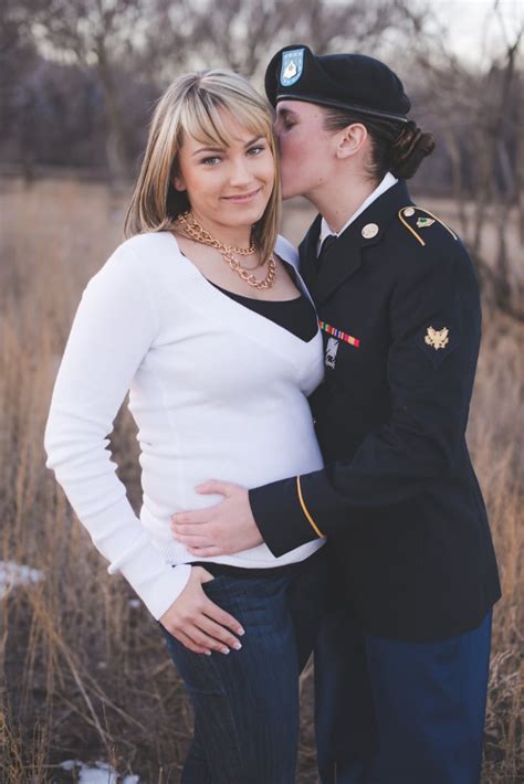 Lesbian Military Engagement Shoot POPSUGAR Love Sex Photo