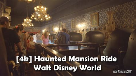 4k Haunted Mansion Ride 2016 Walt Disney World Magic Kingdom Extreme Low Light Pov Youtube
