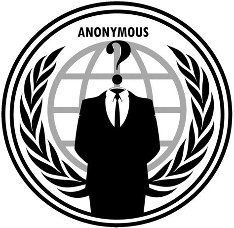 Anonymous Logo Security Hacker Png X Px Anonymous Area