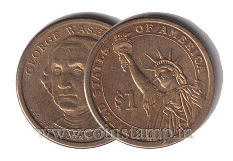 Us Presidential Dollar George Washington Coin