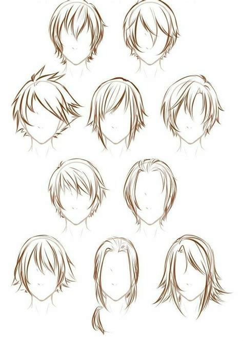 I K I G A I 🌺 Boy Hair Drawing Anime Boy Hair How To Draw Hair