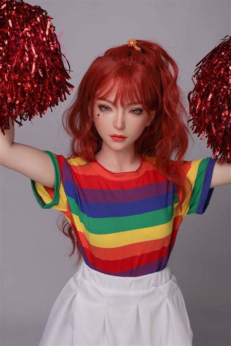 poppy 148cm realistic red hair tpe silicone head sex doll in us stock