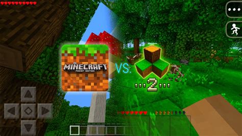 Minecraft Pe 12 Vs Survivalcraft 21 Youtube