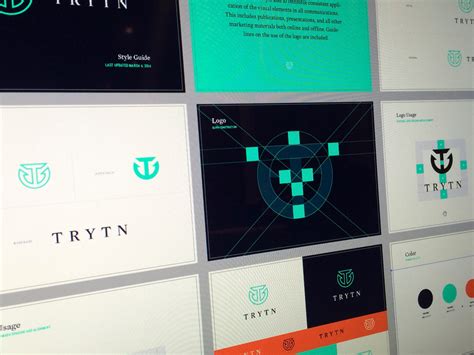 Identity Guidelines By Bradley Hawkins For Andculture On Dribbble