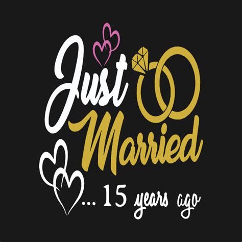15th Wedding Anniversary Married 15th Wedding Anniversary Married T