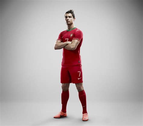 Mens Red Soccer Player Cristiano Ronaldo Soccer Men Sport Hd
