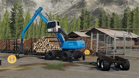 Log Leveller V10 Trailer Farming Simulator 2022 19 Mod