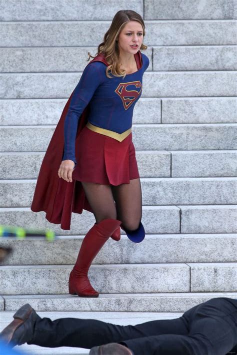 Melissa Benoist Filming Supergirl Gotceleb 8946 The Best Porn Website