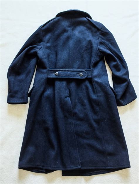 1950s British Royal Navy Thick Wool Trench Pea Coat Winter Etsy