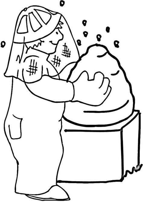 My printable bee coloring pages are interactive which means you can customize them in your favorite fonts, colors, and sizes. Farmer Lifting Beehive Coloring Page - NetArt