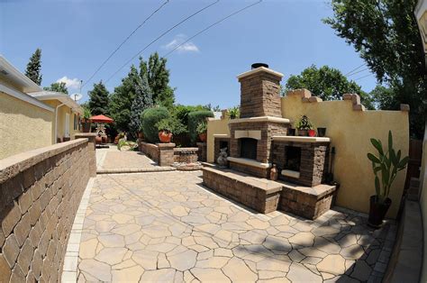 Electric fireplaces are popular in colorado's resort towns like aspen and vail. Beautiful Colorado Springs Patio Designs & Walkways