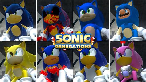 Sonic Generations Characters Mods