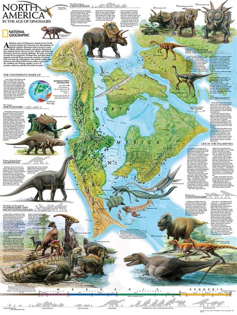 North American Dinosaurs 500 Pieces New York Puzzle Co Puzzle Warehouse