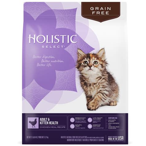 We did not find results for: Holistic Select Natural Grain Free Adult and Kitten ...