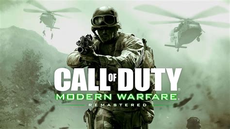 3840x2160 Call Of Duty Modern Warfare Remastered Call Of Duty Games