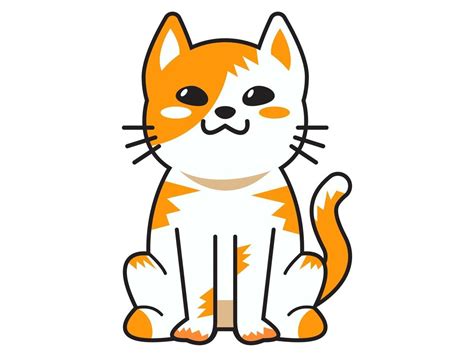 Divertidos Dibujos Animados Del Gato Ilustraciones Vectoriales Clip Art