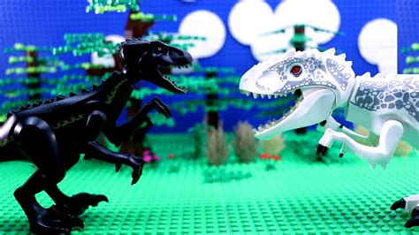 Lego Jurassic World Indoraptor Vs Indominus Rex Freedom Youtube My