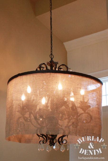 When the original pleated paper lampshade fell. How to Make Burlap Lamp Shade : 18 DIY Tutorials