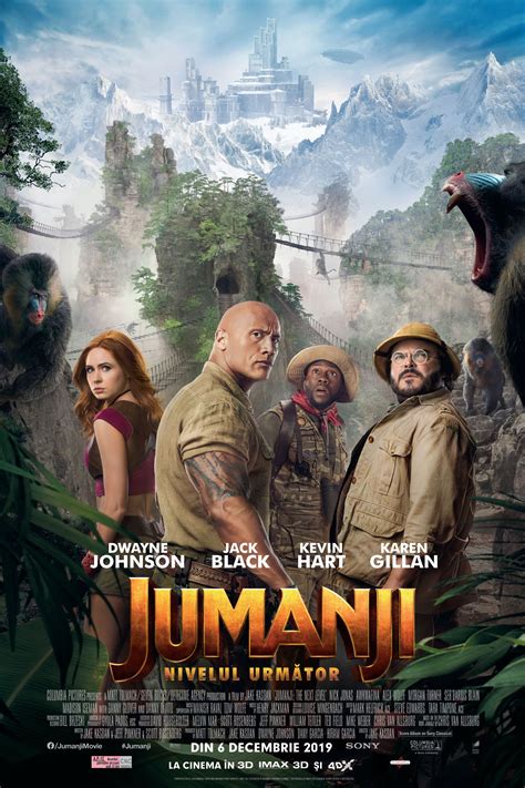 Jumanji The Next Level Movie Poster Is A 2019 American Fantasy Adventure Comedy Film Starring