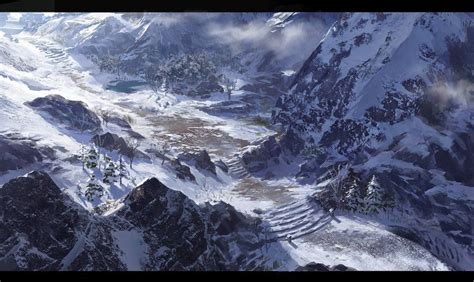 Image Result For Snow Mountain Concept Art Fantasy Landscape Arctic