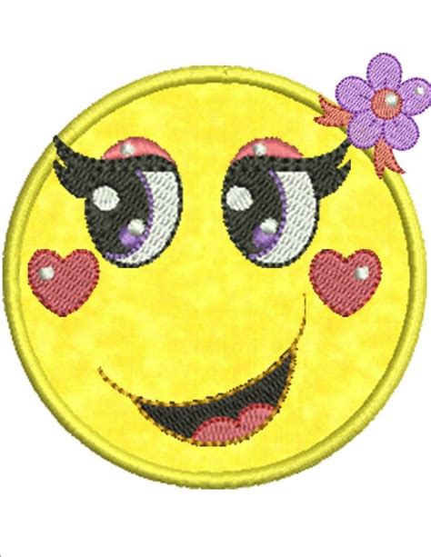 Mix And Match Emojis Machine Embroidery Designs By Sew Swell Eyebrow
