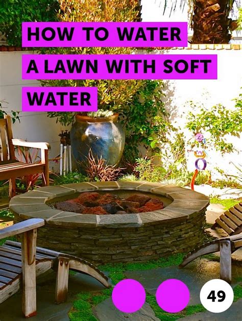 Getting started with lawn fertilizer. How to Water a Lawn With Soft Water | Garden soil, Plants, Indoor plants