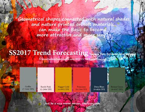 Springsummer 2017 Trend Forecasting Is A Trendcolor Guide That Offer