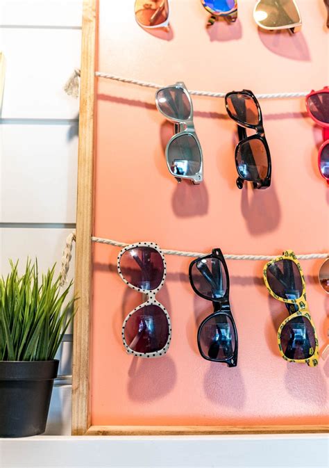 Sunglass Holder — Easy Diy Wall Display Never Skip Brunch Diy Sunglasses Holder Sunglass