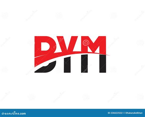 Bym Letter Initial Logo Design Vector Illustration Stock Vector