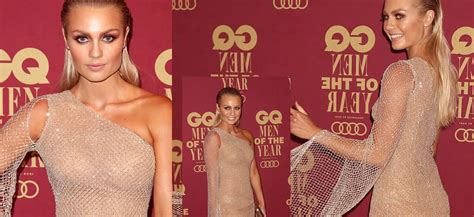 Tv Star Elyse Knowles Wears Cerrone At Gq Men Awards