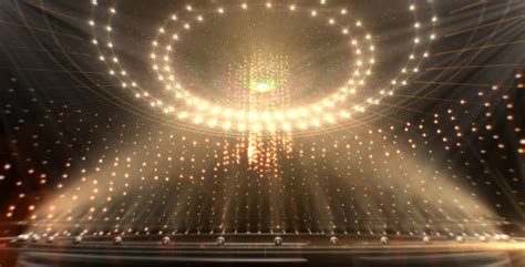 Golden Revolving Light Stage By Rgbadesign Videohive