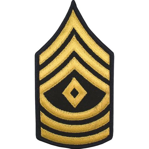 Army 1sg Sew On Gold And Blue Male Rank Mens Asu Rank Military