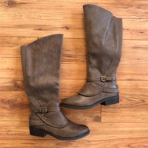 Baretraps Shoes Nwt Bare Traps Yazzie Tall Riding Boots Brown Poshmark