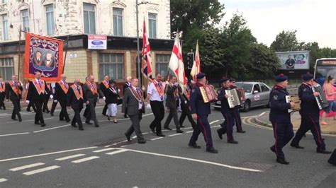 Orange Order Parade In Toxteth Liverpool L8 Youtube