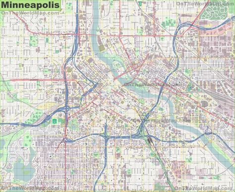 Minneapolis Attractions Map