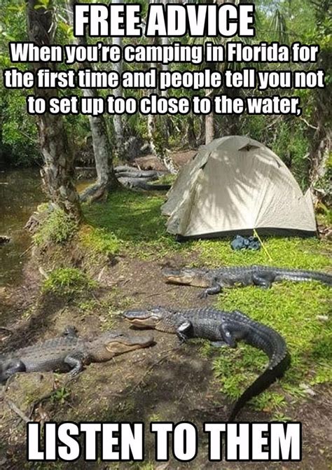 Humans The Other White Meat Funny Camping Memes Camping Memes