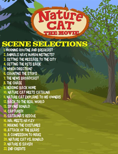 Image Nature Cat The Movie Dvd Inlay Coverpng Nature Cat Fanon