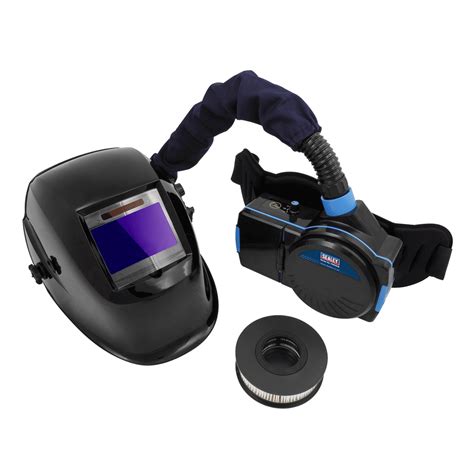 Welding Helmet with Powered Air Purifying Respirator PAPR Auto Darkening