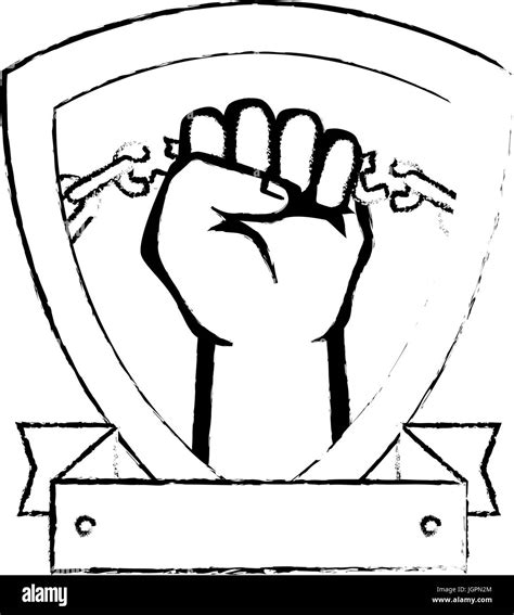 Hand With Clenched Fist Icon Stock Vector Image And Art Alamy
