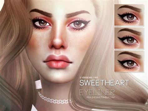 Lashed Eyeliner In 3 Versions Found In Tsr Category Sims 4 Female