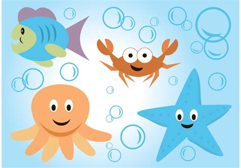 Sea Life Vector Cartoons Download Free Vector Art Stock Graphics