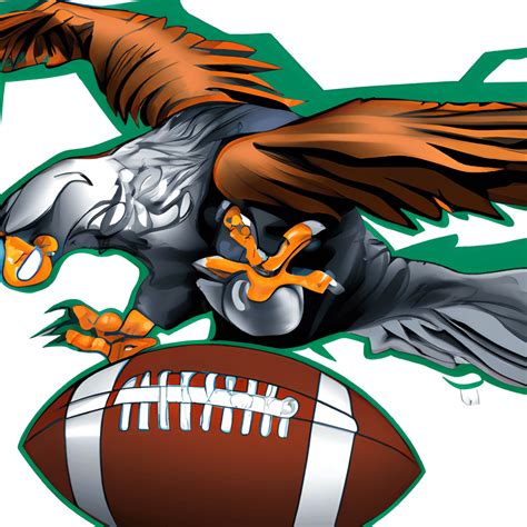 Eagles Football Cartoon Hyper Realistic · Creative Fabrica