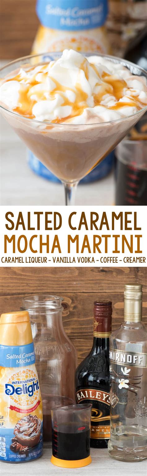 Mix smirnoff's kissed caramel flavored vodka with club soda. Salted Caramel Mocha Martini - Crazy for Crust